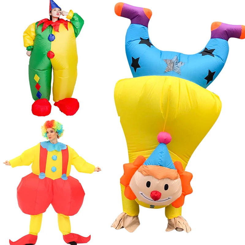 Fantasia de Palhaço Inflável p - Halloween Costume Adult avaliação e preço