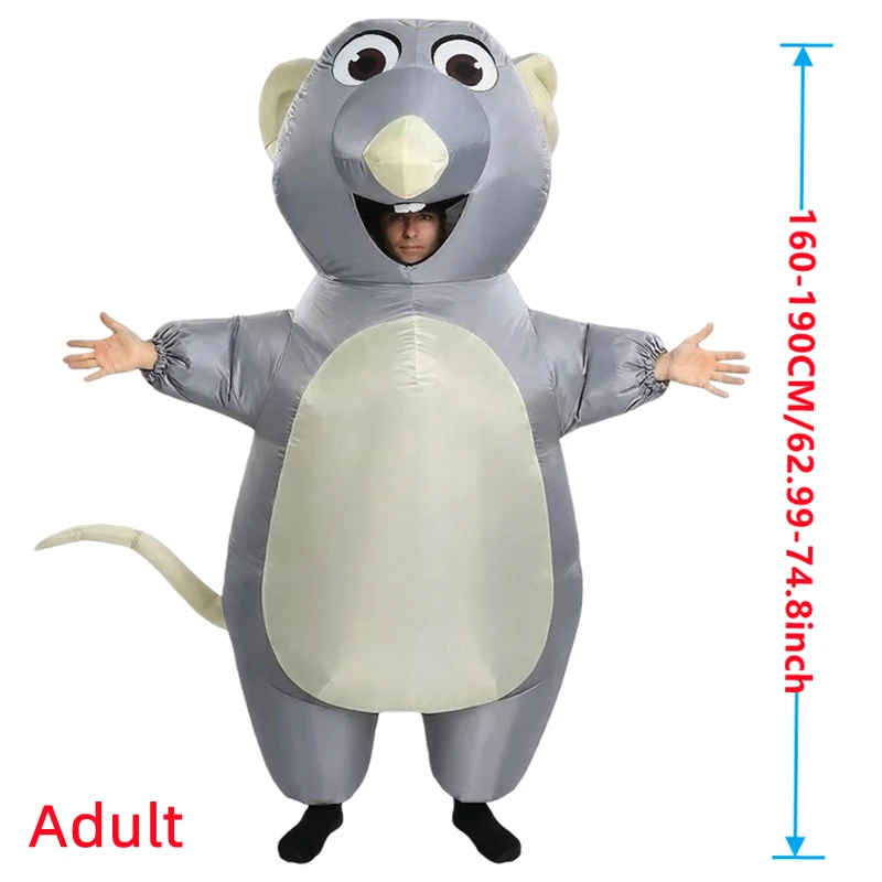 Fantasia de Rato Cinza Infláve - Halloween Costume Kids avaliação e preço