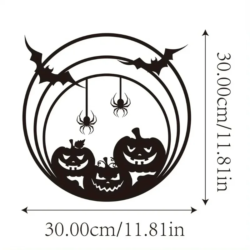 Arte de parede metálica para o - Spider Web Halloween Decoration avaliação e preço