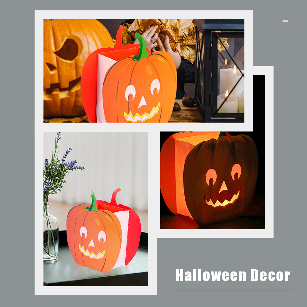 12 Sacos Decorativos em Forma  - Pumpkin Lantern Halloween avaliação e preço