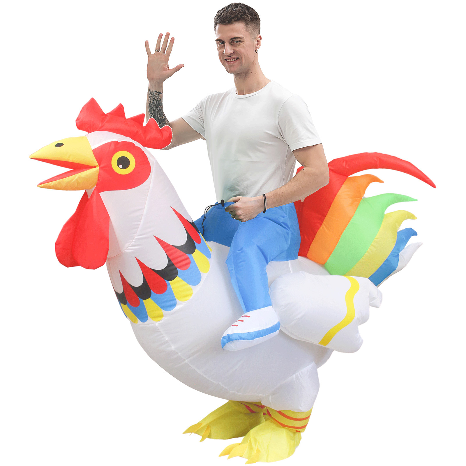 Fantasias Infláveis de Galo En - Halloween Costume Adult avaliação e preço