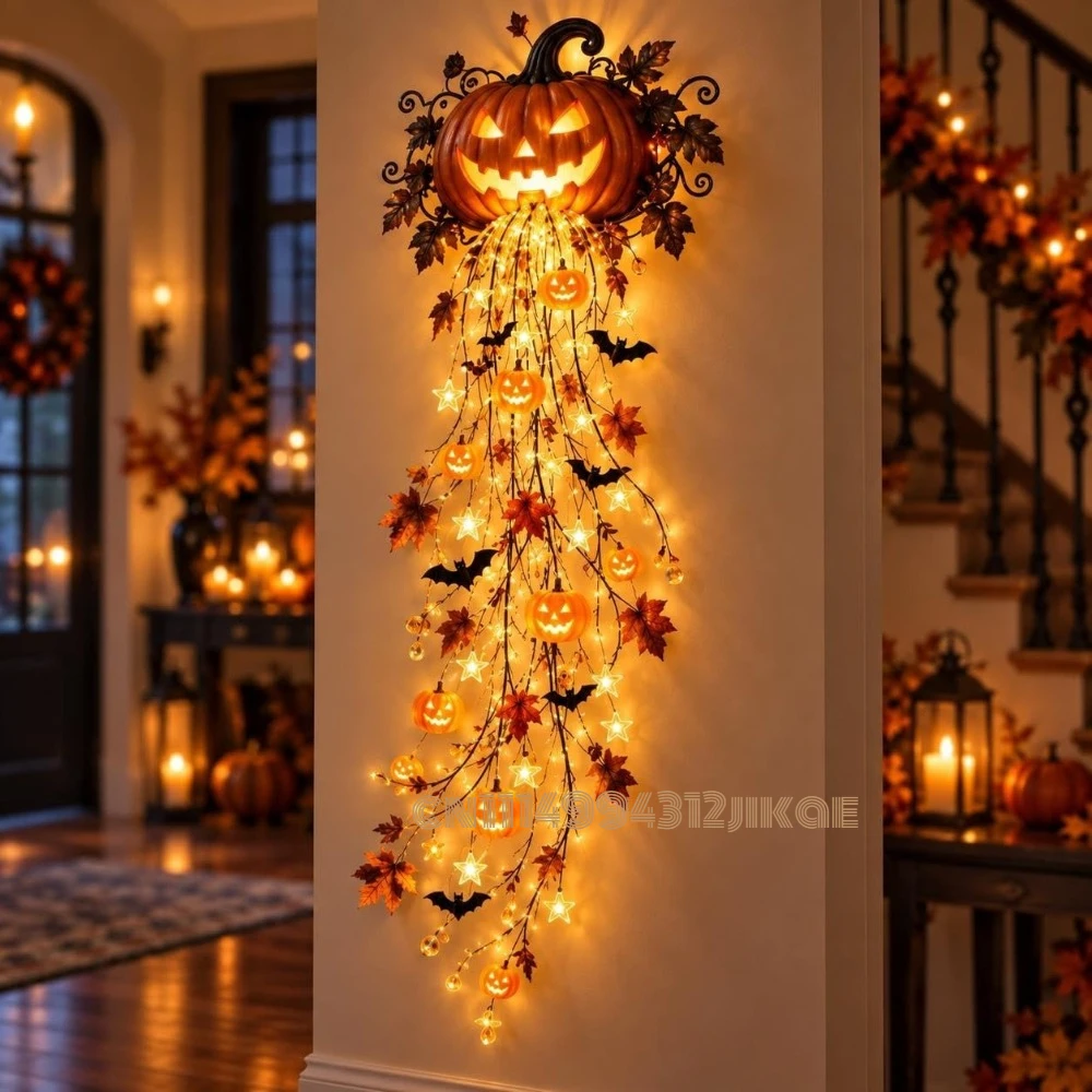 Coleção de luminárias de pared - Halloween Led String Lights Orange avaliação e preço
