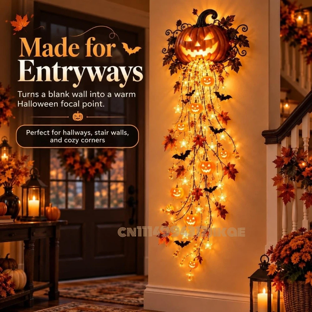 Coleção de luminárias de pared - Halloween Led String Lights Orange avaliação e preço