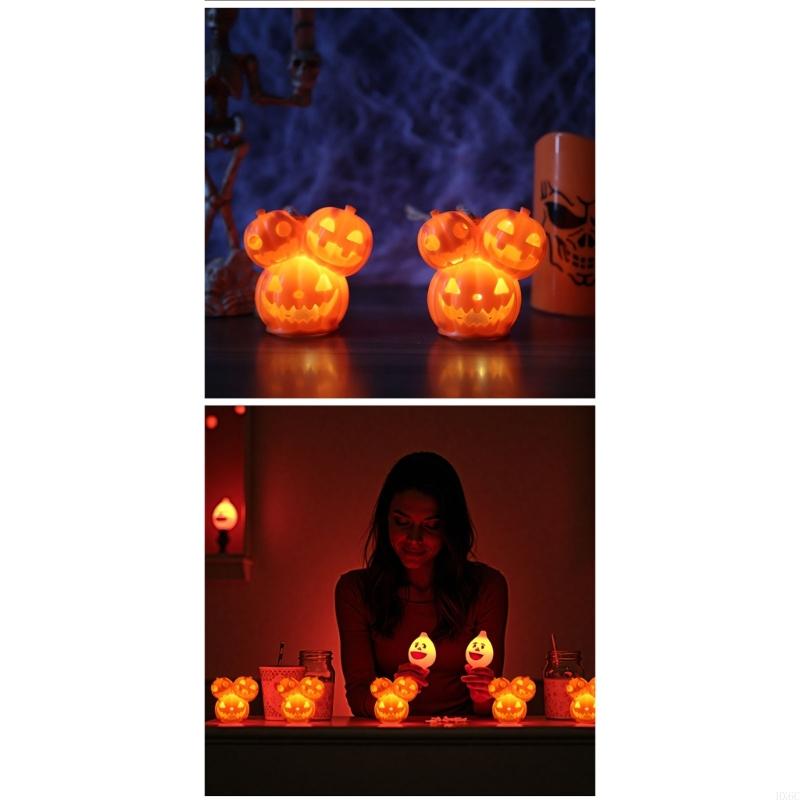 Lâmpada plástico com LED para  - Halloween Pumpkin Decor Led avaliação e preço