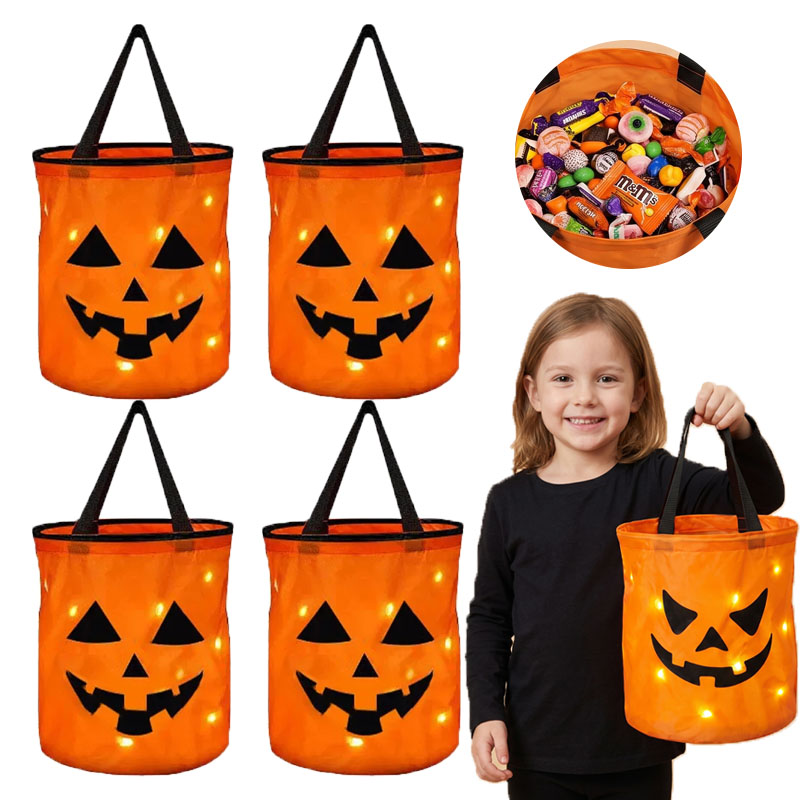 1-10 unidades de cesto de abób - Halloween Pumpkin Decor Led avaliação e preço